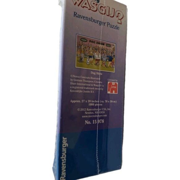 Ravensburger Mystery Wasgij? Jigsaw puzzle 1000 Piece Dog Show COMPLETE - Picture 6 of 8